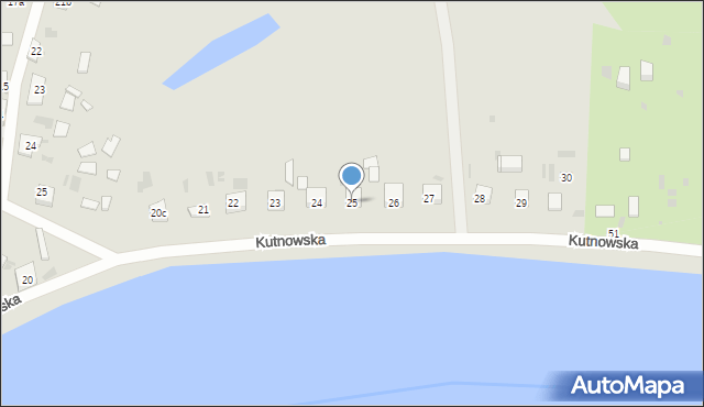 Gdańsk, Kutnowska, 25, mapa Gdańska