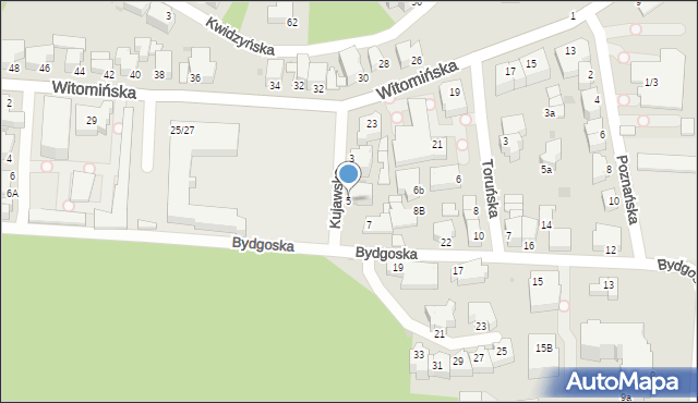 Gdynia, Kujawska, 5, mapa Gdyni