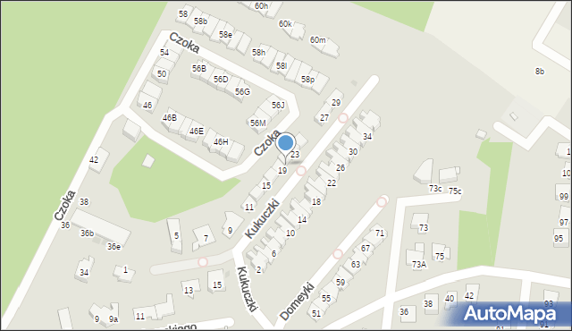 Gliwice, Kukuczki Jerzego, 21, mapa Gliwic