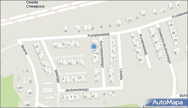 Gorzów Wielkopolski, Kurnatowskiego Witolda, 4, mapa Gorzów Wielkopolski