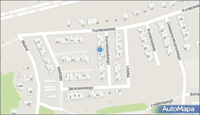 Gorzów Wielkopolski, Kurnatowskiego Witolda, 6, mapa Gorzów Wielkopolski