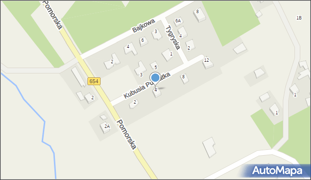 Grabowiec, Kubusia Puchatka, 4, mapa Grabowiec