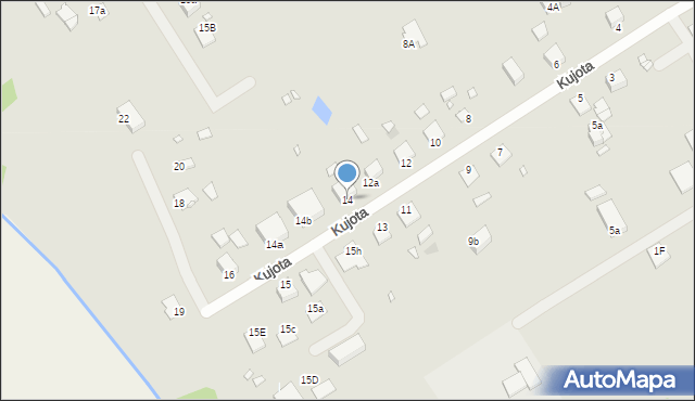 Grudziądz, Kujota Stanisława, ks., 14, mapa Grudziądza