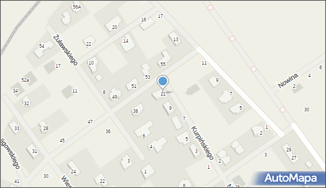 Gruszczyn, Kurpińskiego Karola, 11, mapa Gruszczyn