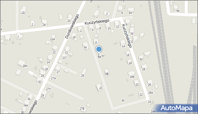 Imielin, Kuczyńskiego Stefana, 6a, mapa Imielin