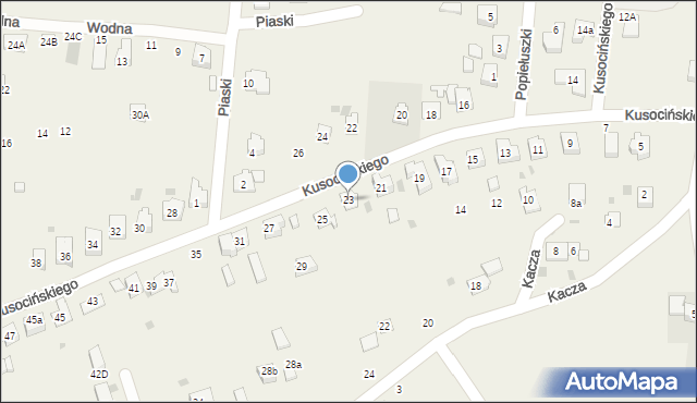 Jawiszowice, Kusocińskiego Janusza, 23, mapa Jawiszowice