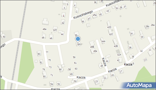 Jawiszowice, Kusocińskiego Janusza, 57, mapa Jawiszowice