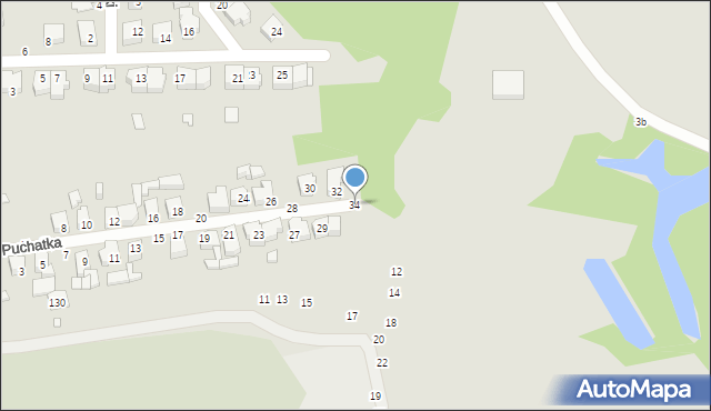 Kalisz, Kubusia Puchatka, 34, mapa Kalisza