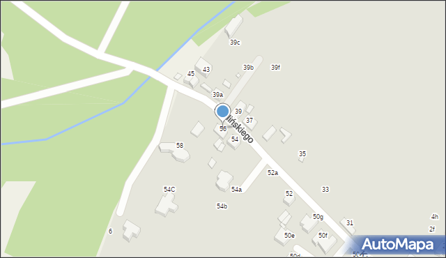 Kalisz, Kuklińskiego Ryszarda, gen., 56, mapa Kalisza