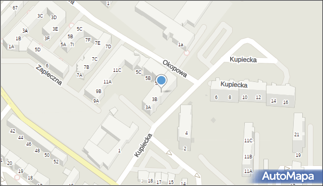 Kołobrzeg, Kupiecka, 3C, mapa Kołobrzegu