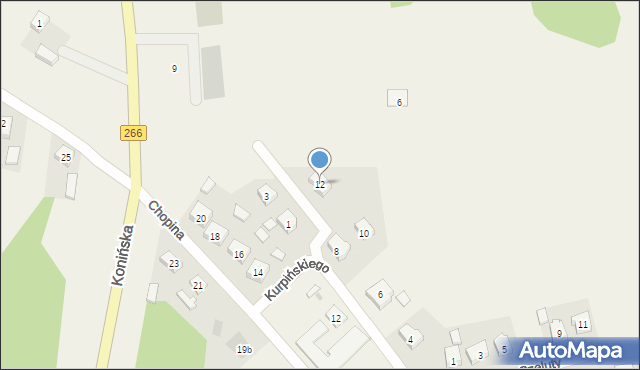 Kramsk, Kurpińskiego Karola, 12, mapa Kramsk