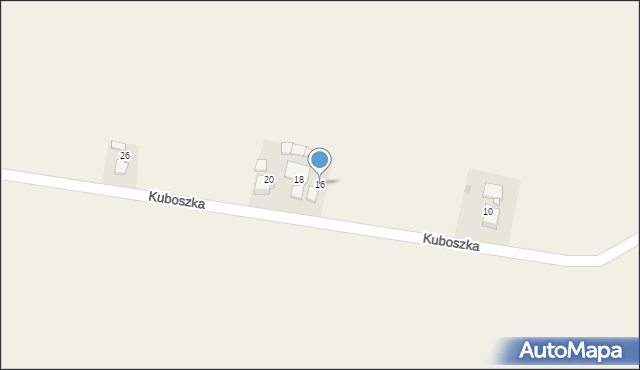 Krzyżowice, Kuboszka F., ks., 16, mapa Krzyżowice