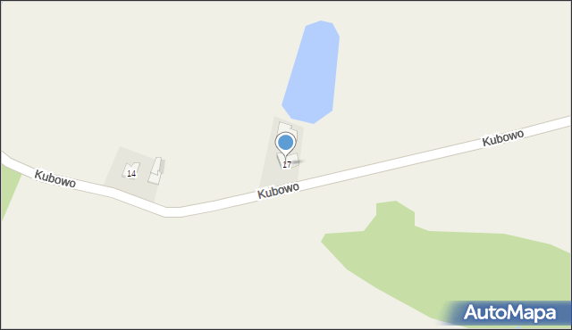 Kubowo, Kubowo, 17, mapa Kubowo