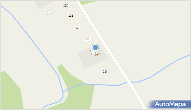 Kucbork, Kucbork, 22h, mapa Kucbork