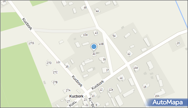 Kucbork, Kucbork, 41, mapa Kucbork