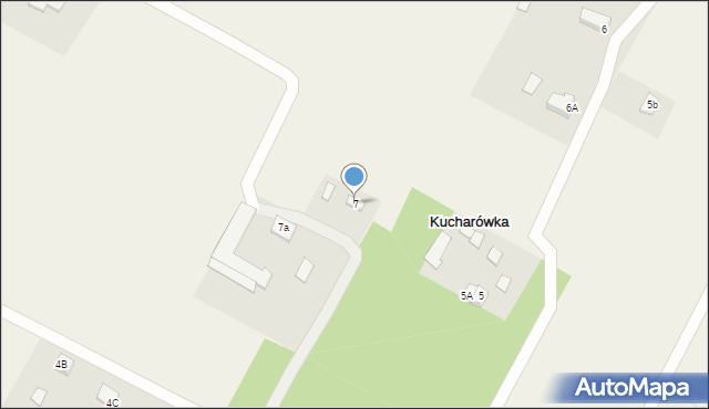 Kucharówka, Kucharówka, 7, mapa Kucharówka
