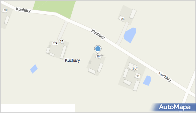 Kuchary, Kuchary, 36, mapa Kuchary