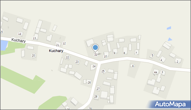 Kuchary, Kuchary, 11, mapa Kuchary