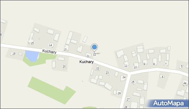 Kuchary, Kuchary, 12, mapa Kuchary