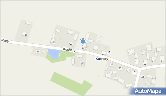 Kuchary, Kuchary, 13, mapa Kuchary