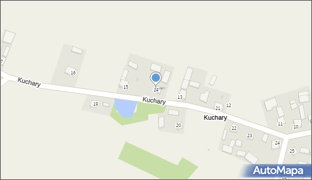 Kuchary, Kuchary, 14, mapa Kuchary