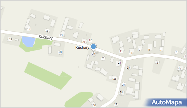 Kuchary, Kuchary, 22, mapa Kuchary