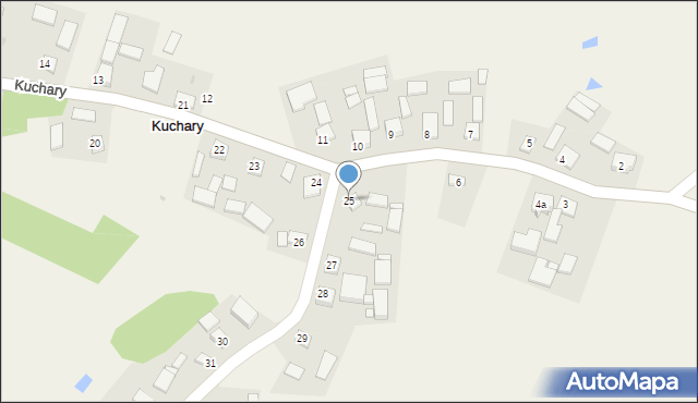 Kuchary, Kuchary, 25, mapa Kuchary