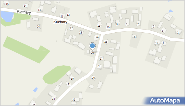 Kuchary, Kuchary, 26, mapa Kuchary