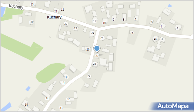 Kuchary, Kuchary, 27, mapa Kuchary