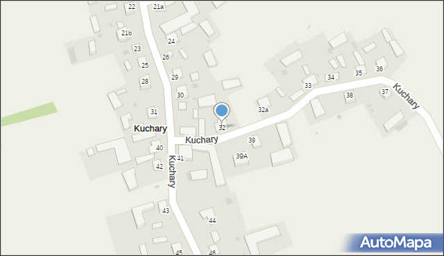 Kuchary, Kuchary, 32, mapa Kuchary