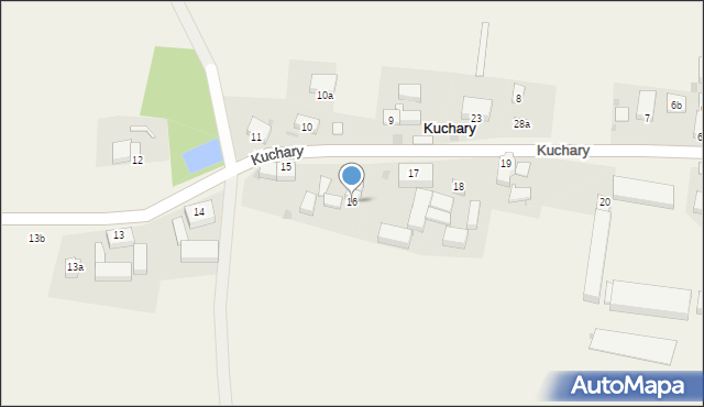 Kuchary, Kuchary, 16, mapa Kuchary