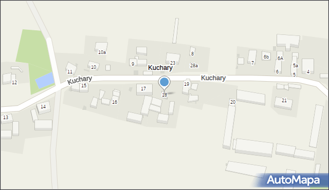 Kuchary, Kuchary, 18, mapa Kuchary