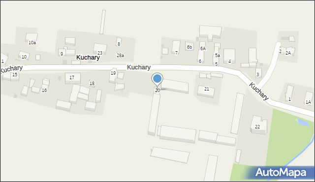 Kuchary, Kuchary, 20, mapa Kuchary
