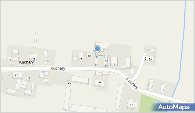 Kuchary, Kuchary, 6A, mapa Kuchary