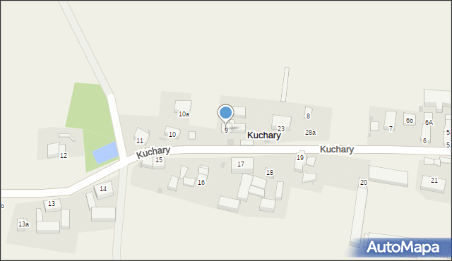 Kuchary, Kuchary, 9, mapa Kuchary