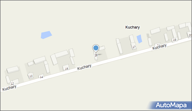 Kuchary, Kuchary, 16, mapa Kuchary