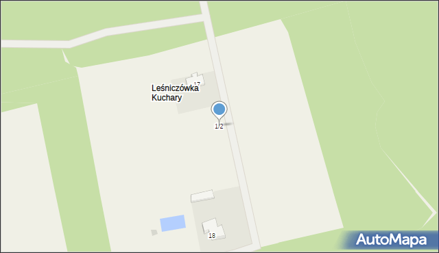 Kuchary Królewskie, Kuchary Królewskie, 1/2, mapa Kuchary Królewskie