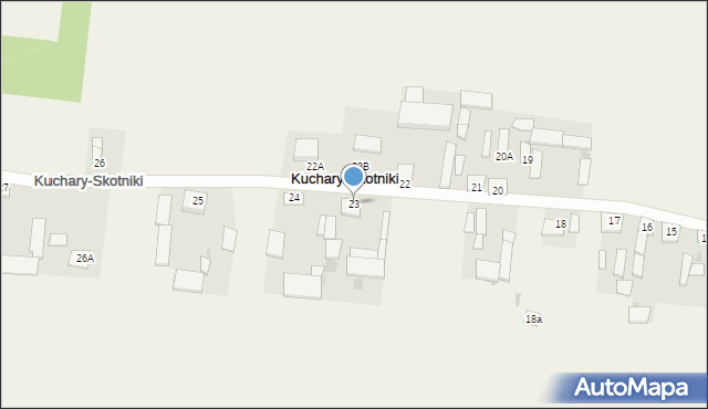 Kuchary-Skotniki, Kuchary-Skotniki, 23, mapa Kuchary-Skotniki