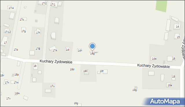 Kuchary Żydowskie, Kuchary Żydowskie, 14g, mapa Kuchary Żydowskie