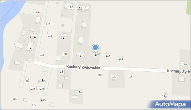 Kuchary Żydowskie, Kuchary Żydowskie, 14i, mapa Kuchary Żydowskie