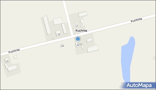 Kuchnia, Kuchnia, 12, mapa Kuchnia