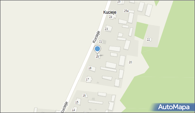 Kucieje, Kucieje, 19, mapa Kucieje