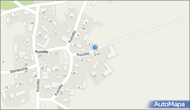 Kucoby, Kucoby, 11, mapa Kucoby