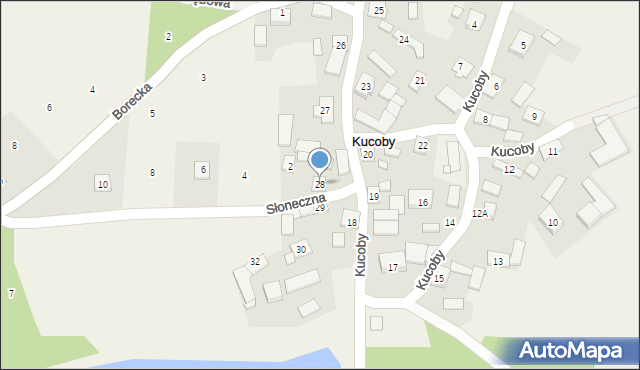 Kucoby, Kucoby, 28, mapa Kucoby