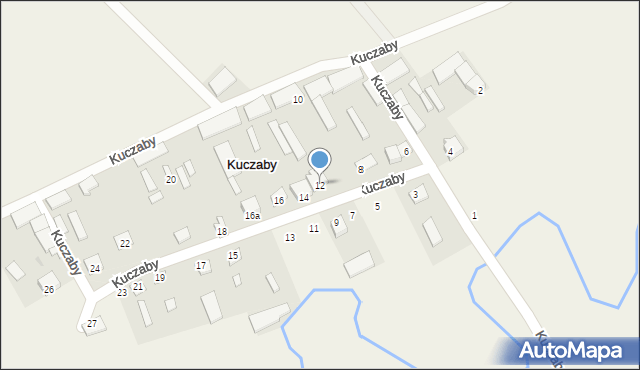 Kuczaby, Kuczaby, 12, mapa Kuczaby