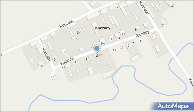 Kuczaby, Kuczaby, 15, mapa Kuczaby