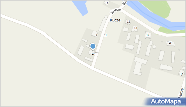 Kucze, Kucze, 10, mapa Kucze