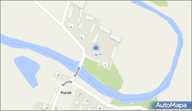 Kucze, Kucze, 6, mapa Kucze