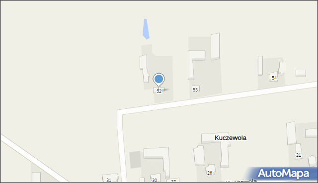 Kuczewola, Kuczewola, 52, mapa Kuczewola