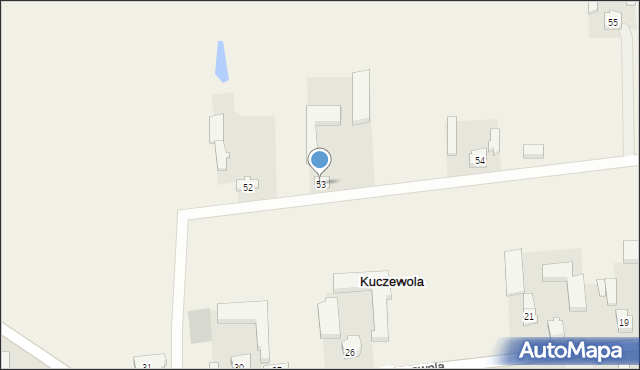 Kuczewola, Kuczewola, 53, mapa Kuczewola